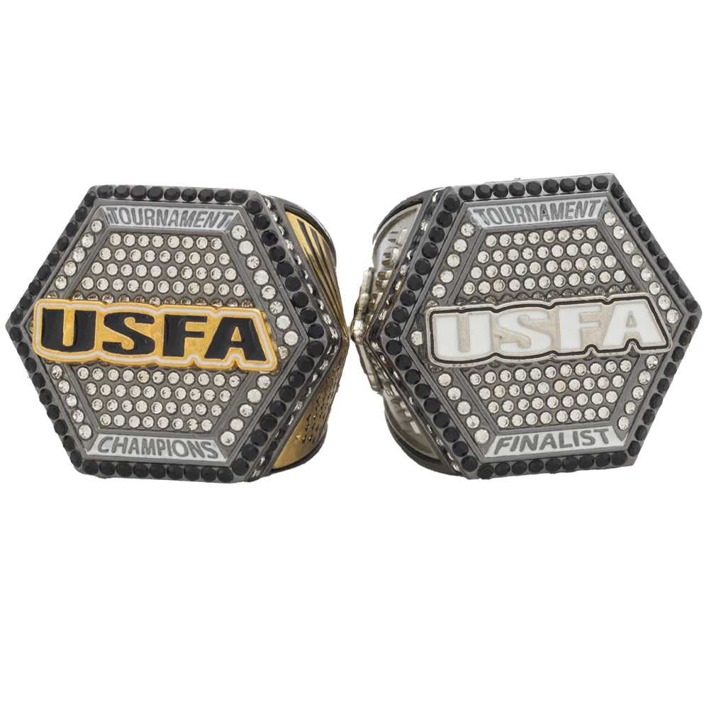 USFA Hexagon Gunmetal Ring