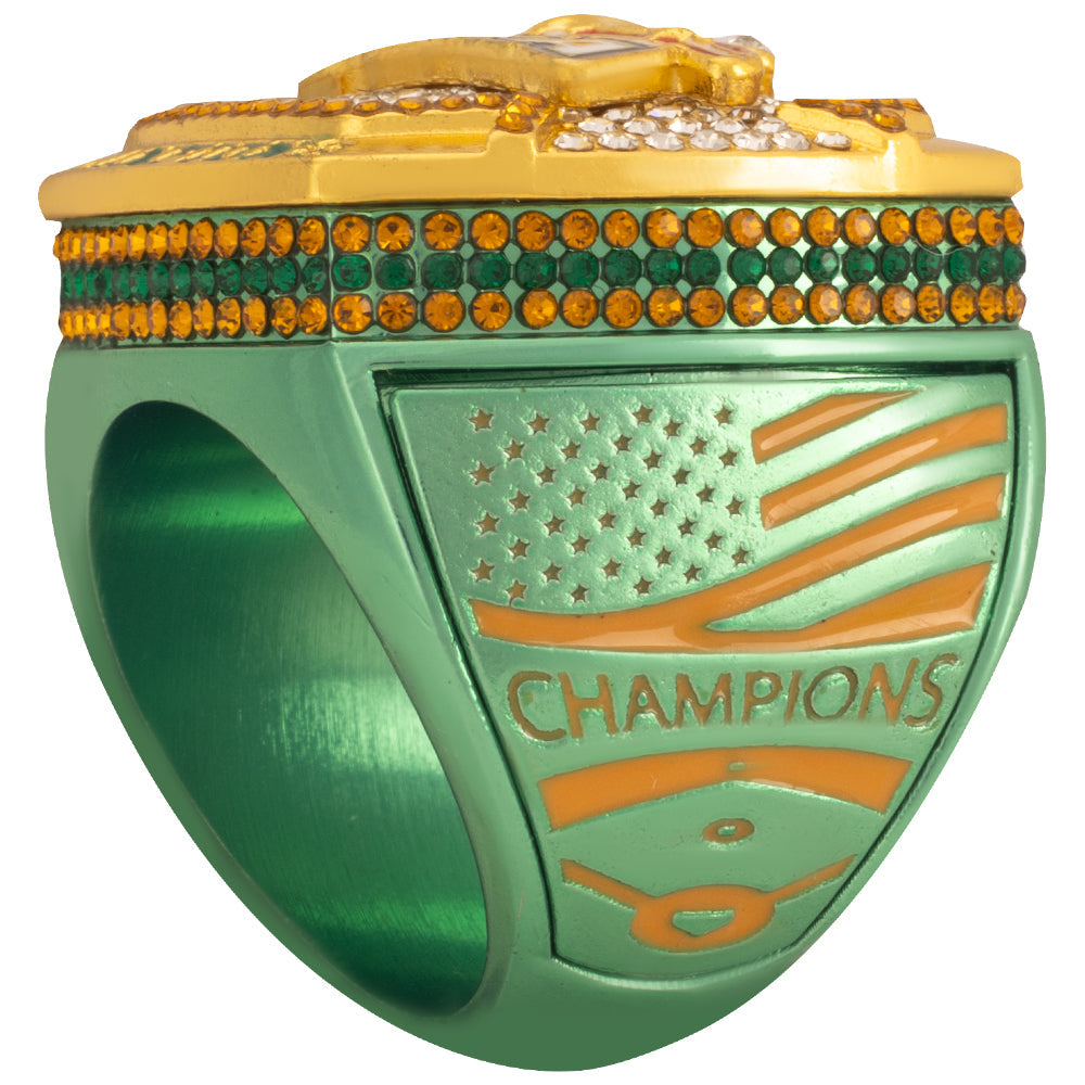 USFA Victory Green and Orange Ring