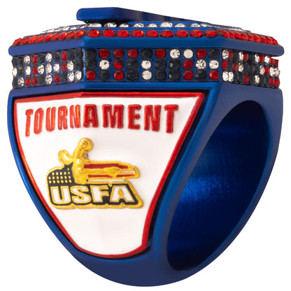 USFA Hexagon Championship Rings- RWB