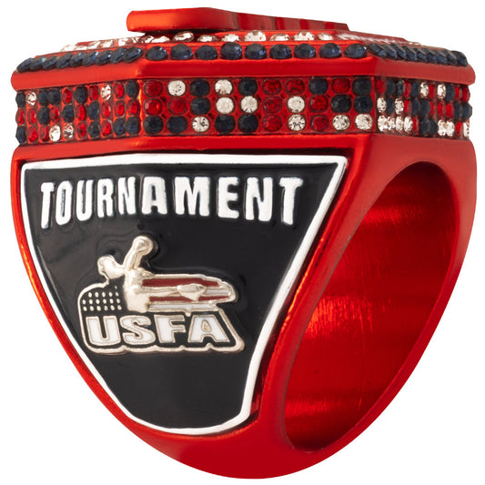 USFA Hexagon Championship Rings- RWB