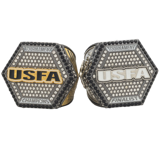 USFA Hexagon Gunmetal Ring